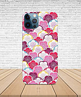 Матовый Чехол iPhone 14 PRO Цветы весенний с принтом