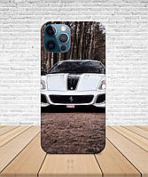 Матовый Чехол iPhone 14 PLUS Ферари Ferrari с принтом