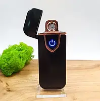 Usb-зажигалка Lighter в подарочной коробочке (электрическая зажигалка: спираль накаливания)