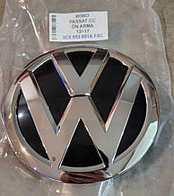 Емблема значок на решітку радіатора Volkswagen PASSAT B7 Америка передня (D = 151) (3C8 853 601A FXC)