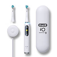 Електрична зубна щітка BRAUN Oral-B iO Series 9 White Alabaster STARTER PACK