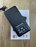 Портативний акумулятор 30000mAh  Power Bank павербанк, фото 5
