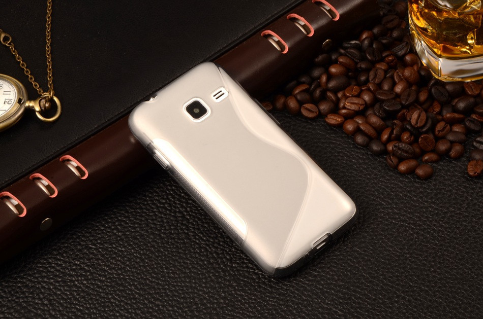 Силіконовий чохол Duotone для Samsung Galaxy J1 mini Duos SM-J105 прозорий