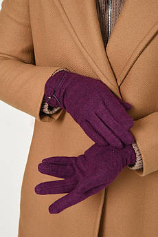Рукавички жіночі текстильні фіолетового кольору розмір 7,5                                           153597M