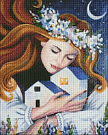 Алмазна мозаїка "Огни родного дома" ©O.Salaris Ідейка AMO7403 40х50 см топ