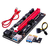 Райзер TISHRIC Riser 009S 60см PCI-E x1 x16 6 pin Molex