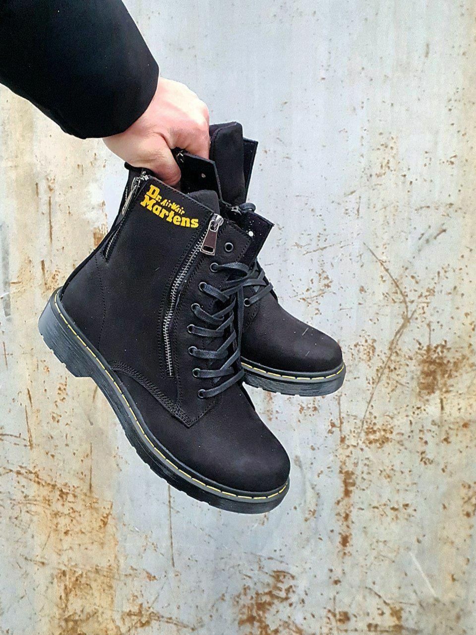 Мужские зимние ботинки Dr.Martens Boots Winter Black - фото 1 - id-p1737401648