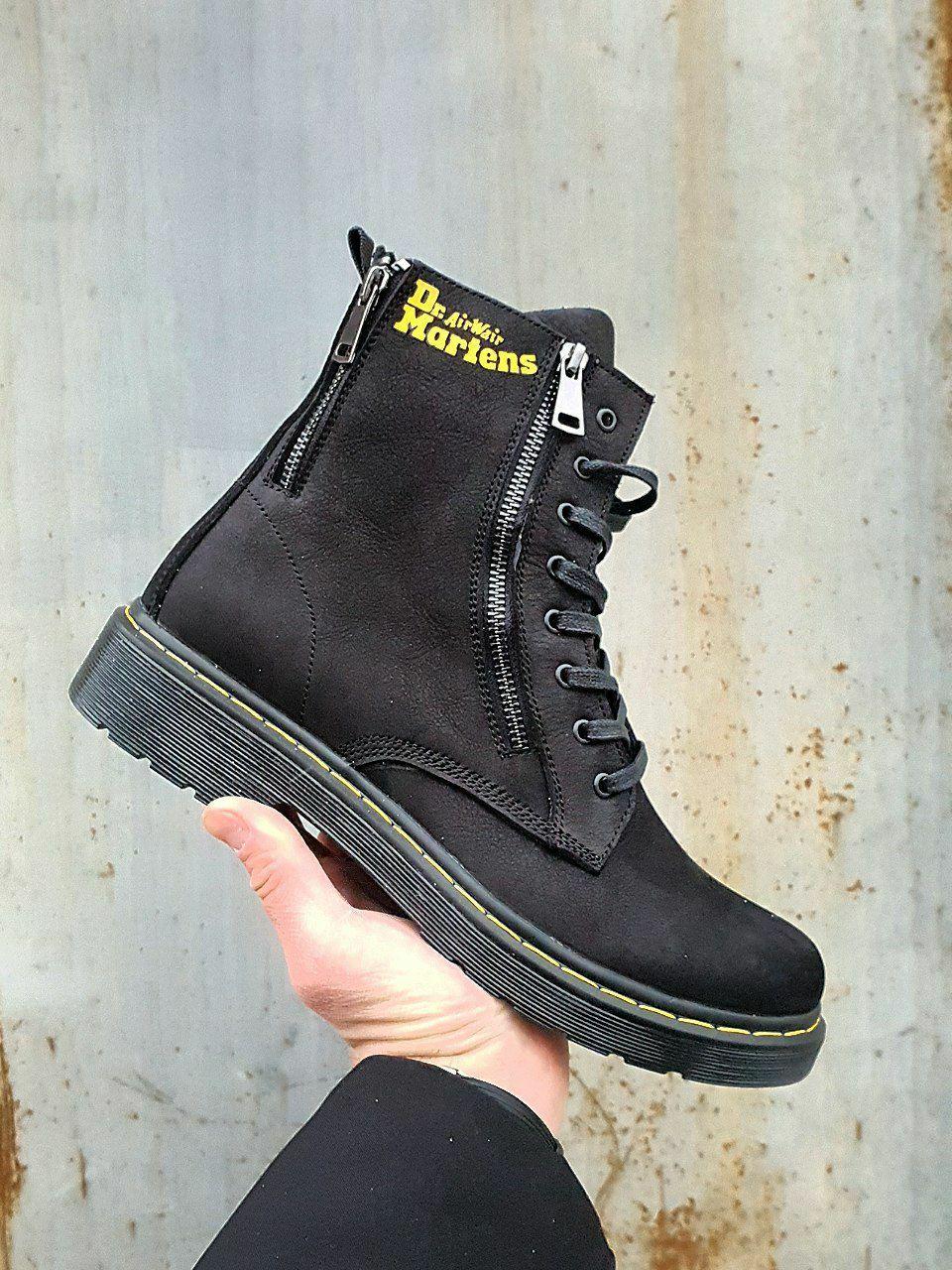 Мужские зимние ботинки Dr.Martens Boots Winter Black - фото 2 - id-p1737401648