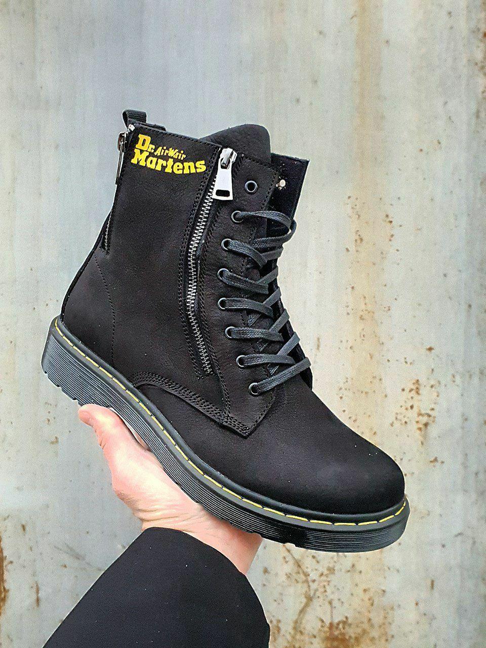 Мужские зимние ботинки Dr.Martens Boots Winter Black - фото 3 - id-p1737401648