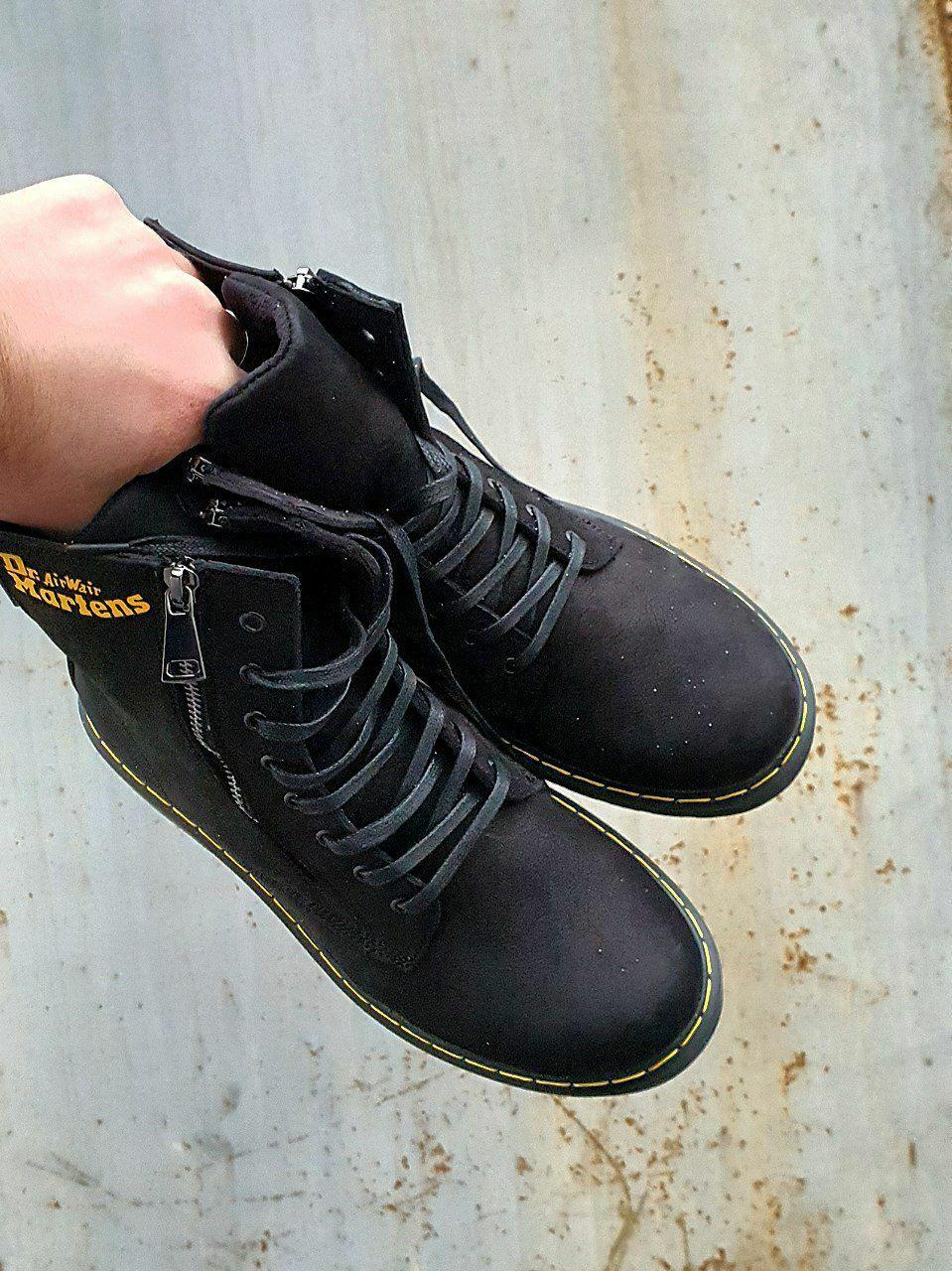 Мужские зимние ботинки Dr.Martens Boots Winter Black - фото 4 - id-p1737401648