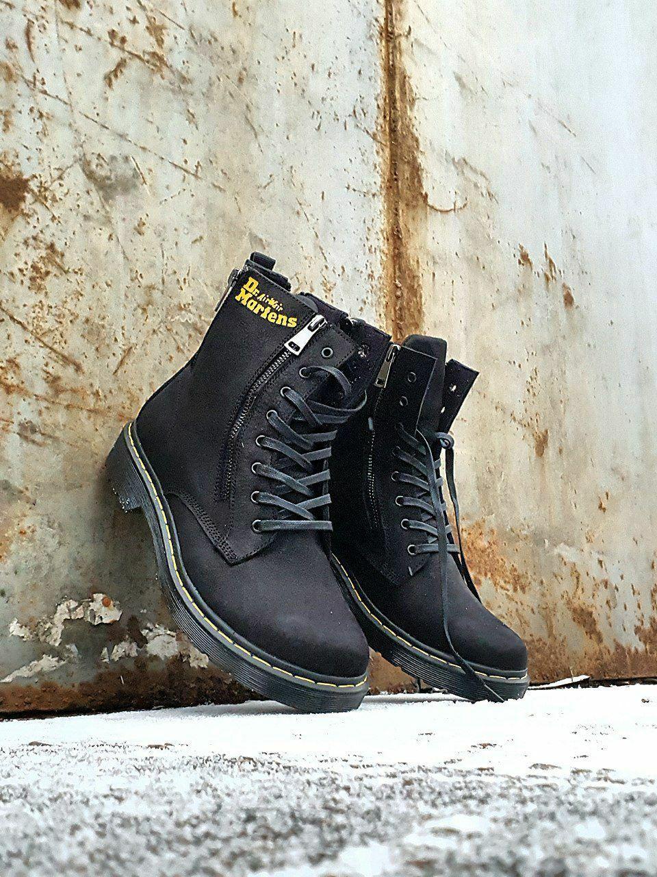 Мужские зимние ботинки Dr.Martens Boots Winter Black - фото 8 - id-p1737401648