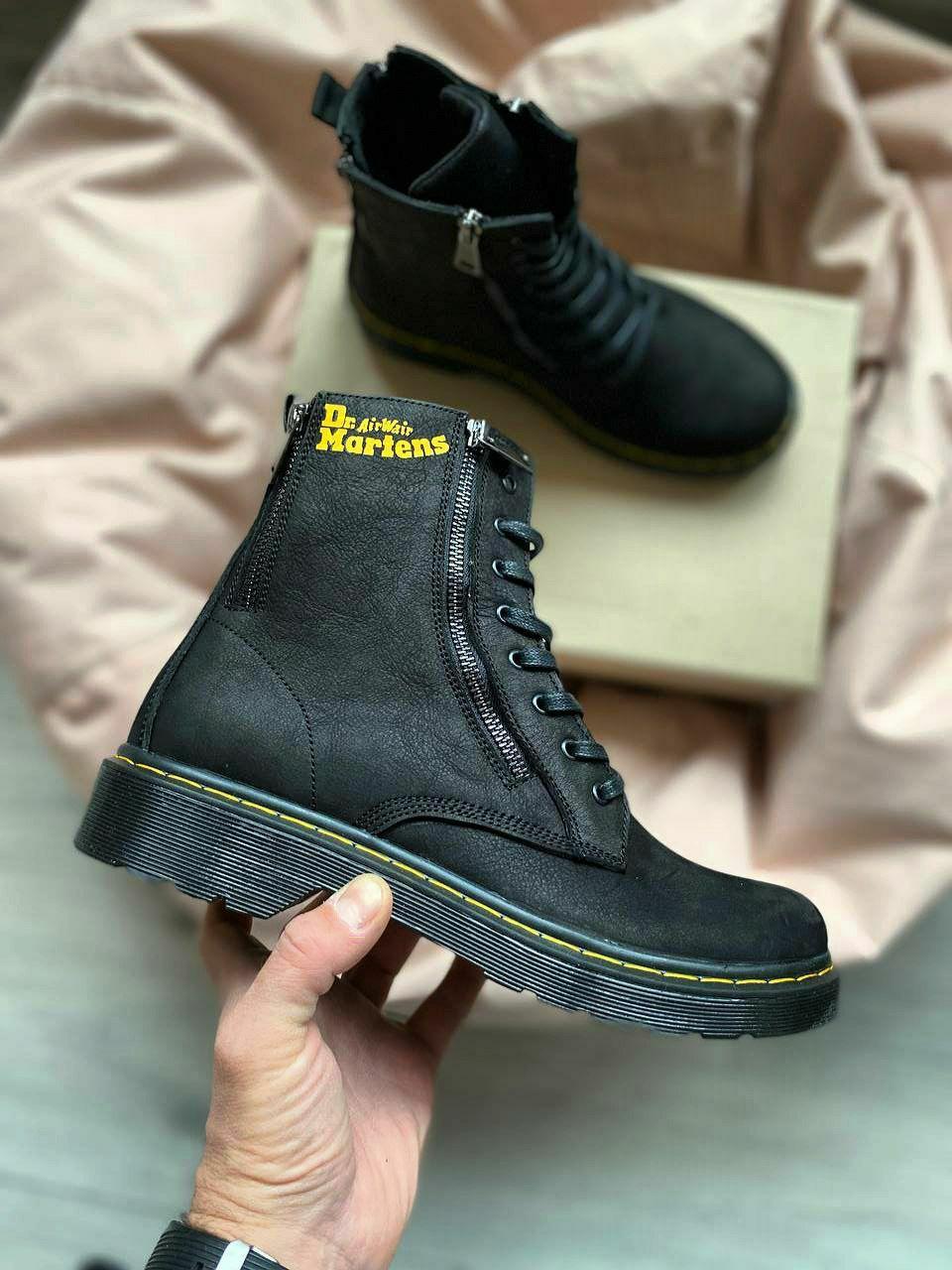 Мужские зимние ботинки Dr.Martens Boots Winter Black - фото 9 - id-p1737401648