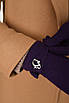 Рукавички жіночі текстильні фіолетового кольору 153580T Безкоштовна доставка, фото 3