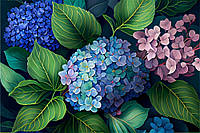 Фотошпалери Beautiful hydrangeas vintage