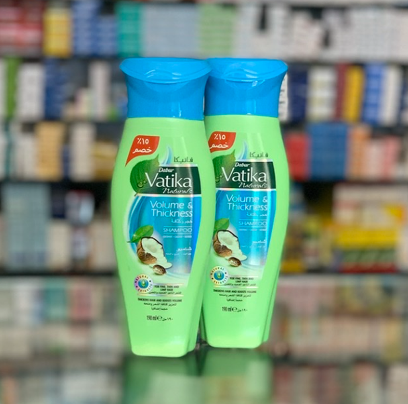 Відновлювальний шампунь для об'єму волосся Dabur Vatika Tropical Coconut Shampoo 190 мл Єгипту Оригінал