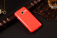 Силиконовый чехол Duotone для Samsung Galaxy J1 mini Duos SM-J105 красный