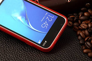 Силіконовий чохол Duotone для Samsung Galaxy J1 mini Duos SM-J105 червоний, фото 6