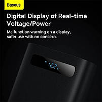 Інвертор Baseus Super Si Power Black 500W 220V CGNB000101 чистий синус для котла, фото 6