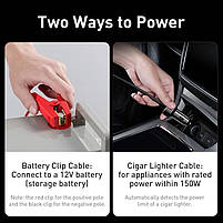 Автомобільний інвертор Baseus Super Si Power 500W (220V CN/EU) Чорний (CGNB000101), фото 4