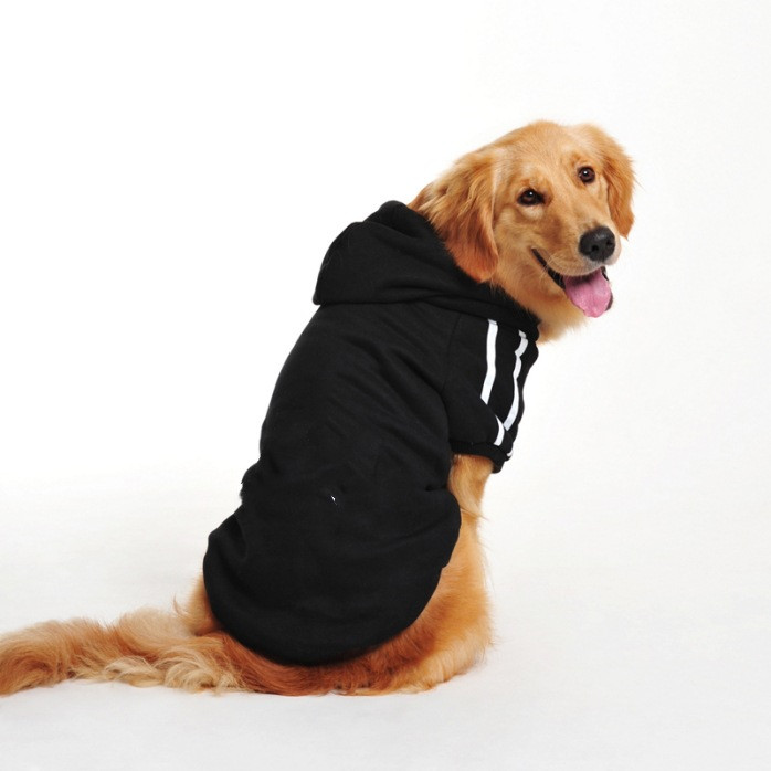 Толстовка для собак однотонна Pet Style "Спорт" Чорна S