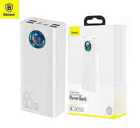 Оригінал Baseus Power Bank 30000 mAh Amblight Digital Display 65W 6A PPLG-A02 white BS-30KP365 для ноутбуків