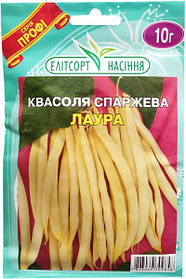 Насіння спаржевої квасолі Лаура 10 г скоростиглий