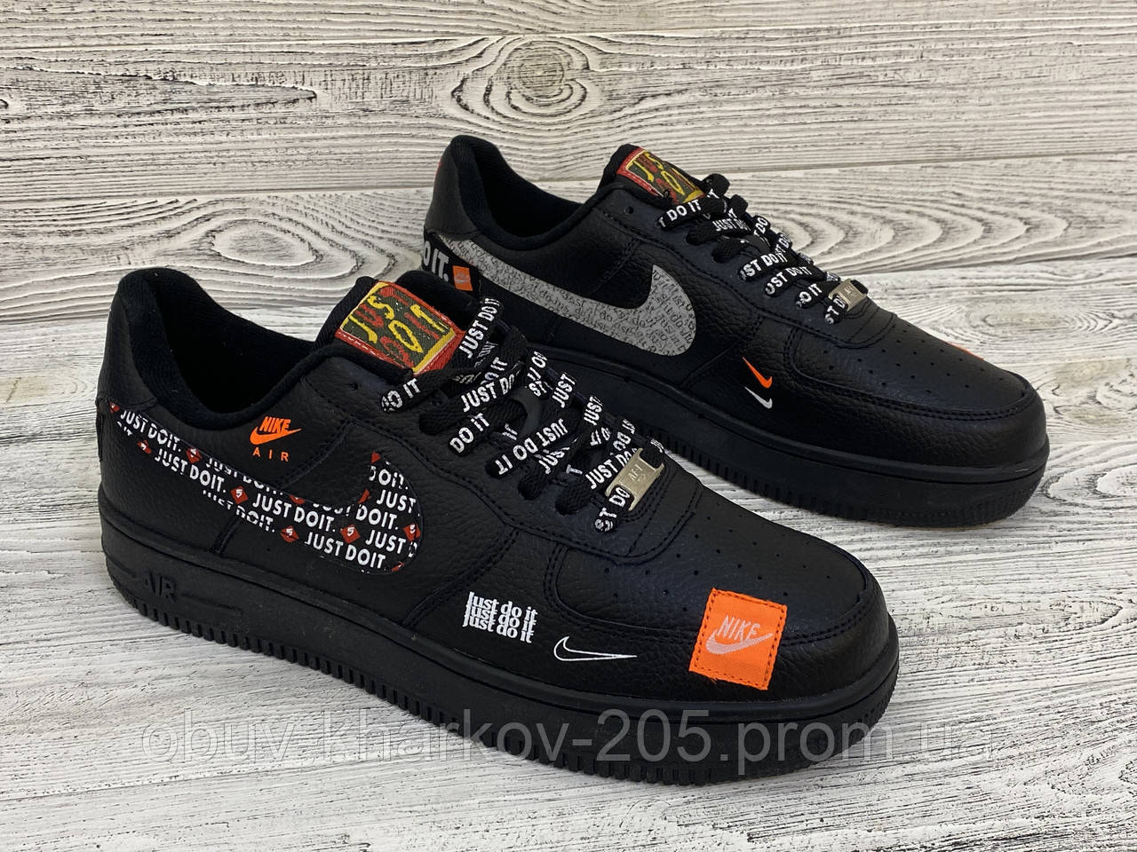 Nike af1 just sales do it black