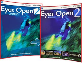 Eyes Open 2. Student's+Workbook. Комплект книг з англійської мови. Підручник+Зошит. Cambridge