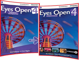 Eyes Open 4. Student's+Workbook. Комплект книг з англійської мови. Підручник+Зошит. Cambridge