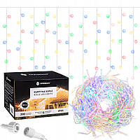 Новогодняя гирлянда уличная бахрома Springos 8 м 200 LED CL0203 Mix. Светодиодная гирлянда AllInOne