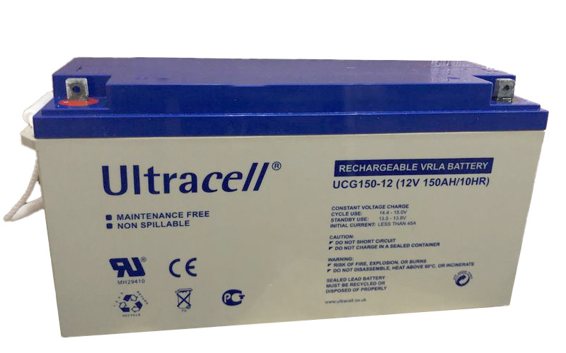 Акумулятор гелевий Ultracell ucg150-12 12v 150ah, фото 1