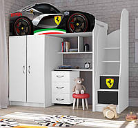 Детская кровать-комната №1 Bed Room Ferrari / Феррари ТМ Viorina-Deko