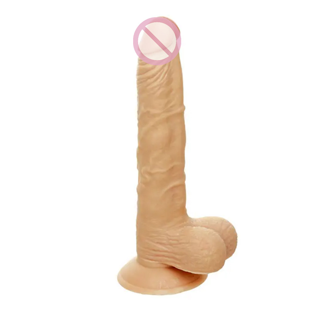 Фалоїмітатор реалістичний із мошоком на присоску G-Girl Style 9inch Dong With Suction Cap