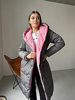 Женская двусторонняя зимняя куртка, фото 10