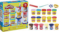 Игровой набор пластелину Play-Doh Sparkle and Scents Variety 16 банок (F3593)