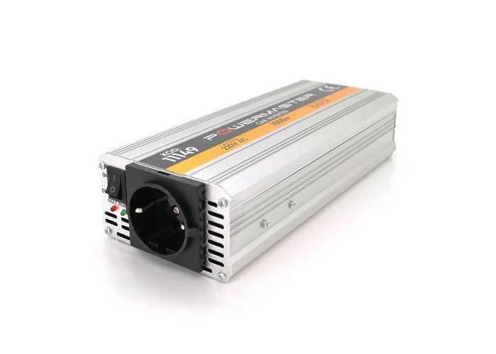 Автомобільний інвертор напруги PowerMaster 12 V на 220 V AC/DC 1000W 1000 Вт, фото 1