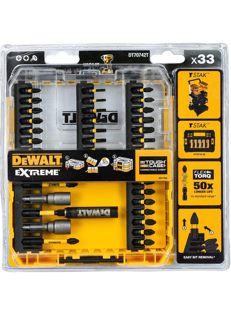 Професійний набір біт DeWALT DT70742T : 33 елементи