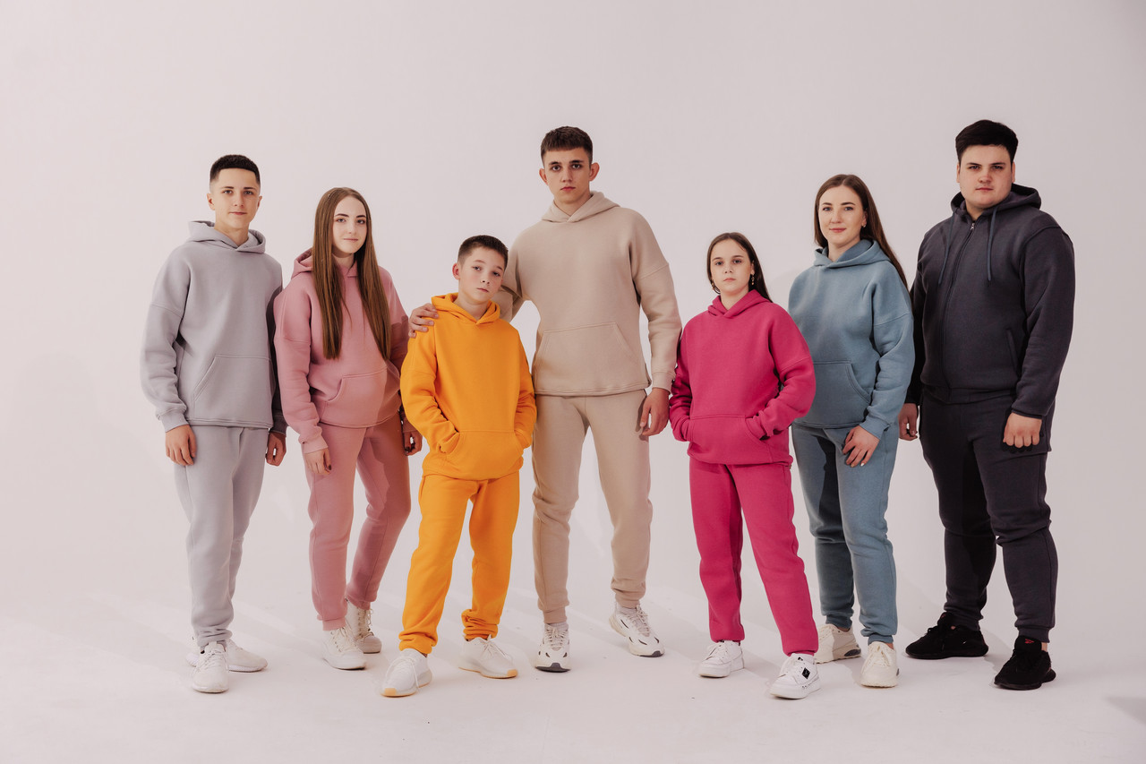 Теплий спортивний костюм худі/унісекс/XS,S,M,L,XL,XXL