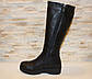 Чоботи жіночі зимові чорні натуральна шкіра С144, фото 3