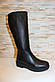 Чоботи жіночі зимові чорні натуральна шкіра С144, фото 2