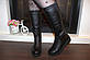 Чоботи жіночі зимові чорні натуральна шкіра С144, фото 8