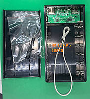 Корпус Power bank 12 акумулятора 18650 2хUSB+microUSB+Type-C 2,1А LCD екран (без акумуляторів)