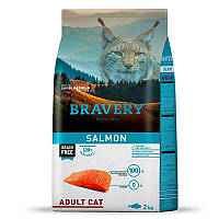 Bravery Salmon Adult Cat (Бравері Едалт Кет Лосось) сухий беззерновий корм для котів