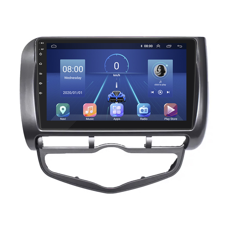 Штатна магнітола Lesko для Honda Jazz I 2001-2005 екран 9" 4/32 4G Top Хонда Джаз 4 шт., фото 1