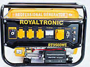 Бензиновий генератор ROYALTRONIC 2.5-2.8kw RT9500WE 1-фазний.Сартер!, фото 3