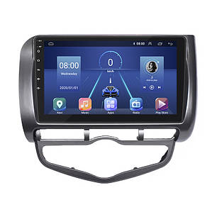 Штатна магнітола екран 9" Lesko для Honda Jazz I 2001-2005 4/32Gb/4G/ Wi-Fi/CarPlay Premium Хонда, фото 1