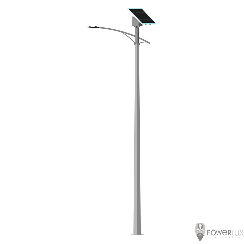 Автономна опора освітлення на сонячній панелі 50W