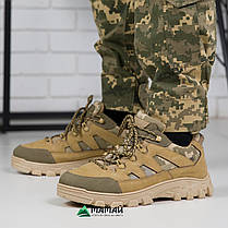 Тактичні чоловічі кросівки під форму для ЗСУ койот Cordura, фото 3