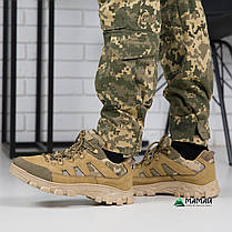Тактичні чоловічі кросівки під форму для ЗСУ койот Cordura, фото 4
