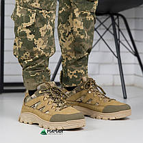Тактичні чоловічі кросівки під форму для ЗСУ койот Cordura, фото 6